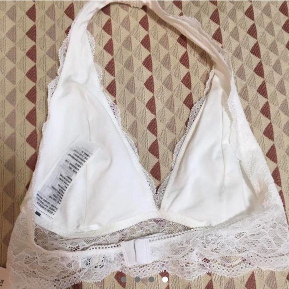 NWTs Abercrombie & Fitch White Lace Bralette - Picture 7 of 7